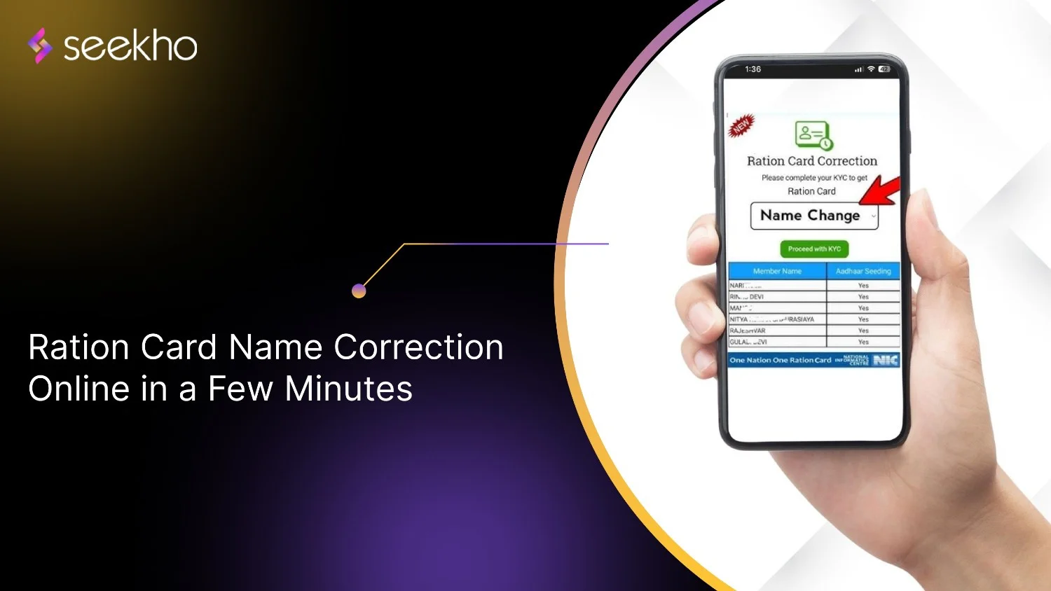 Ration Card Name Correction Online in a Few Minutes
