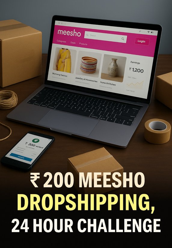 ₹200 Meesho Dropshipping, 24 Hour Challenge