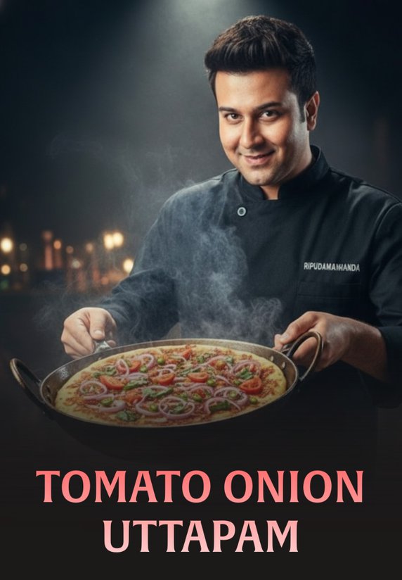 Tomato Onion Uttapam