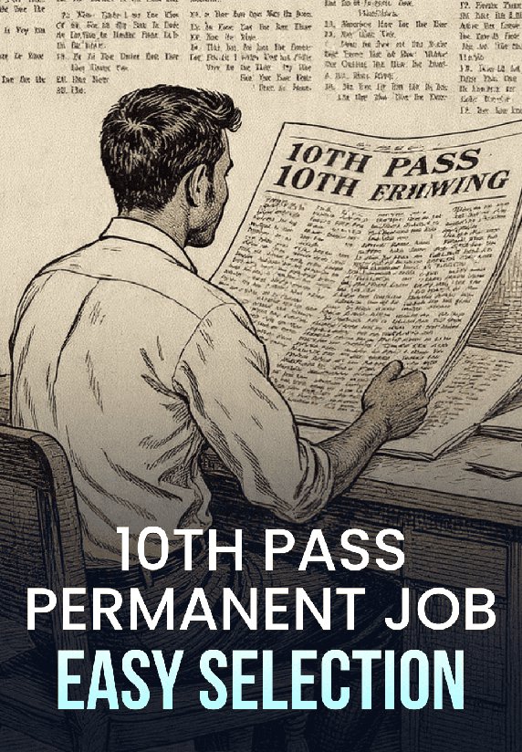 10th Pass Permanent Job Easy Selection