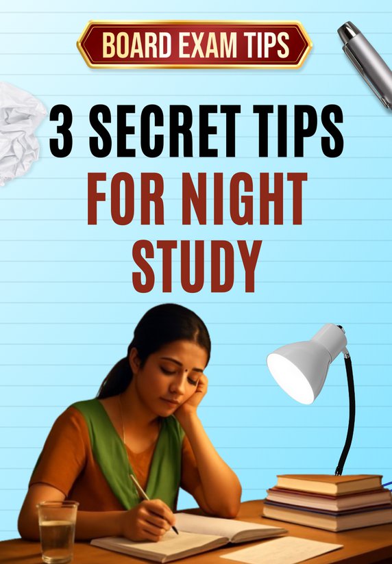 3 Secret Tips For Night Study