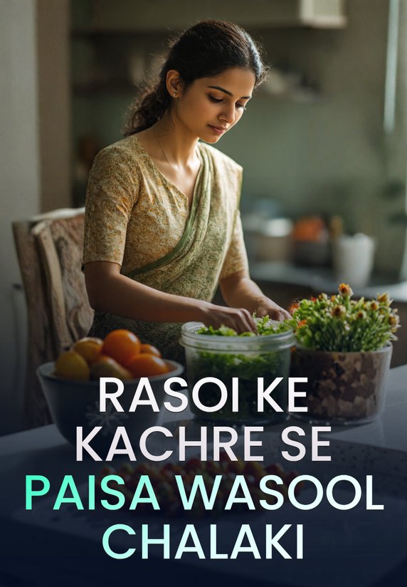 Rasoi Ke Kachre Se Paisa wasool Chalaki