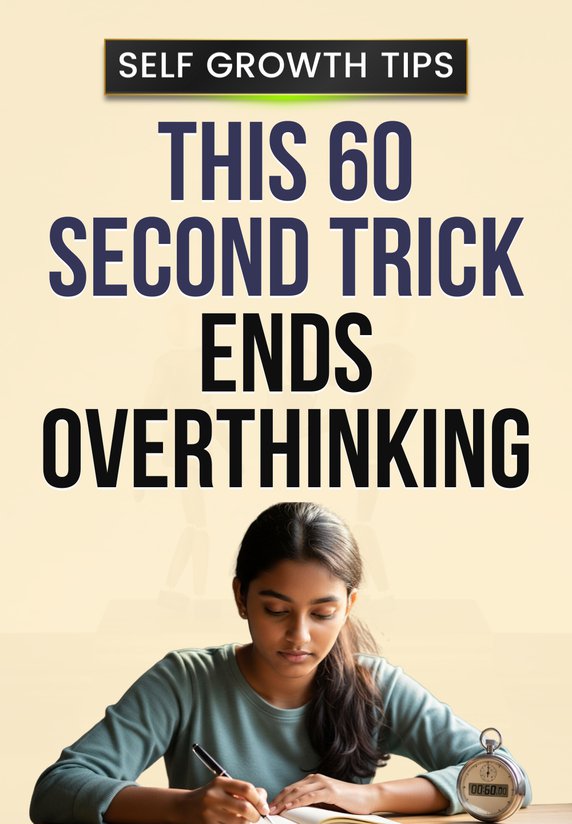 This 60 Second Trick Ends Overthinking
