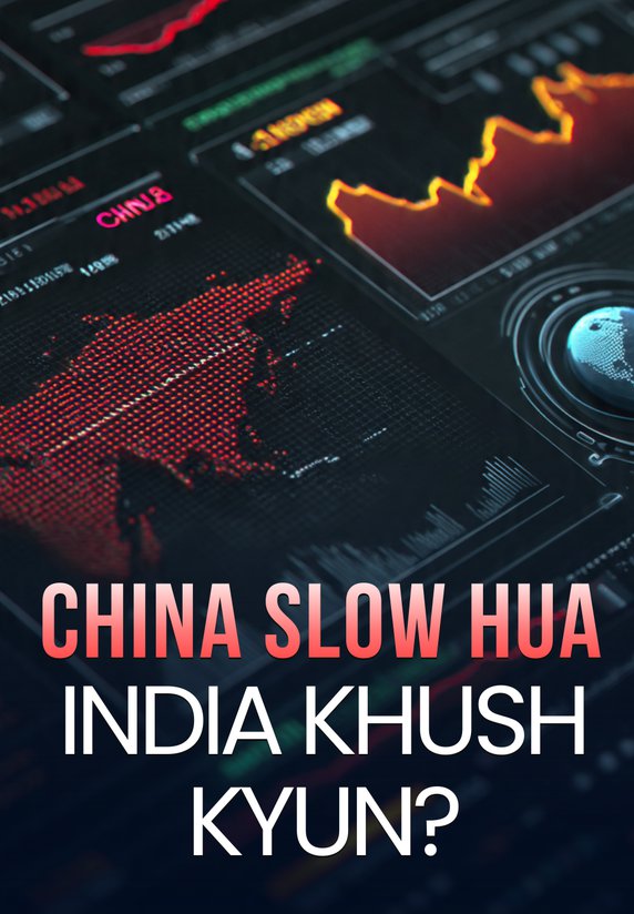 China Slow Hua ,India Khush Kyun?