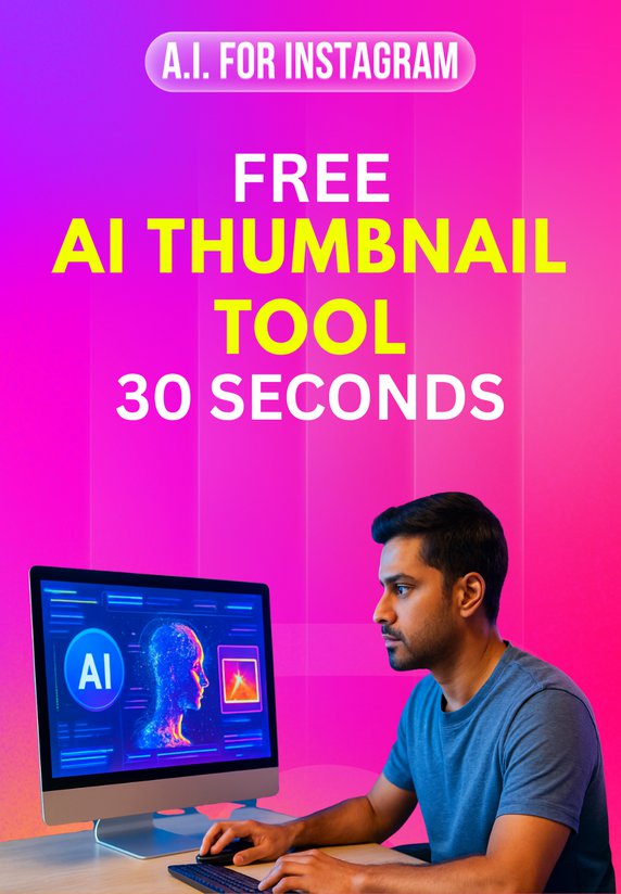 Free AI Thumbnail Tool, 30 Seconds