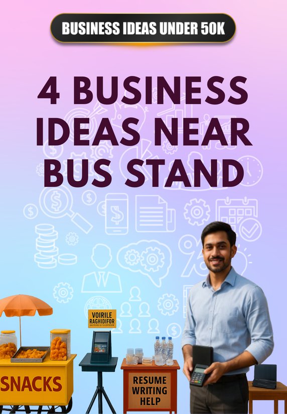 4 Business Ideas Near Bus Stand