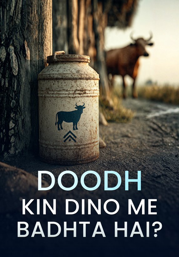 Doodh Kin Dino Me Badhta Hai?