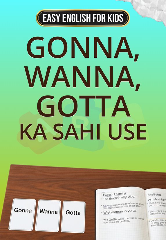 Gonna, Wanna, Gotta Ka Sahi Use