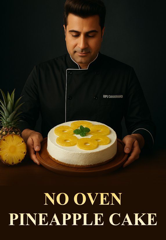 No Oven Pineapple Cake