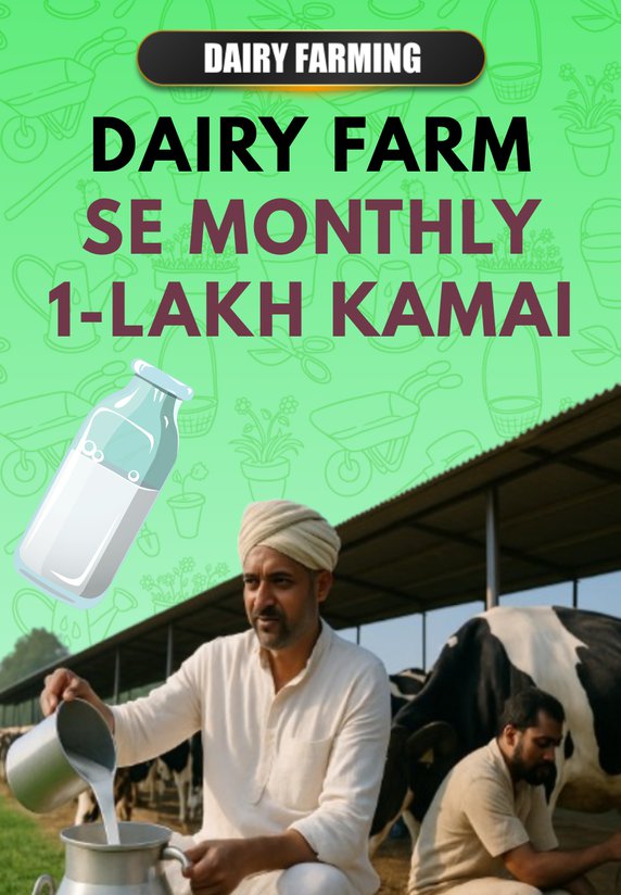 Dairy Farm Se Monthly 1-Lakh Kamai