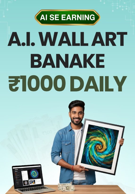 Ai Wall Art Banake ₹1000 Daily