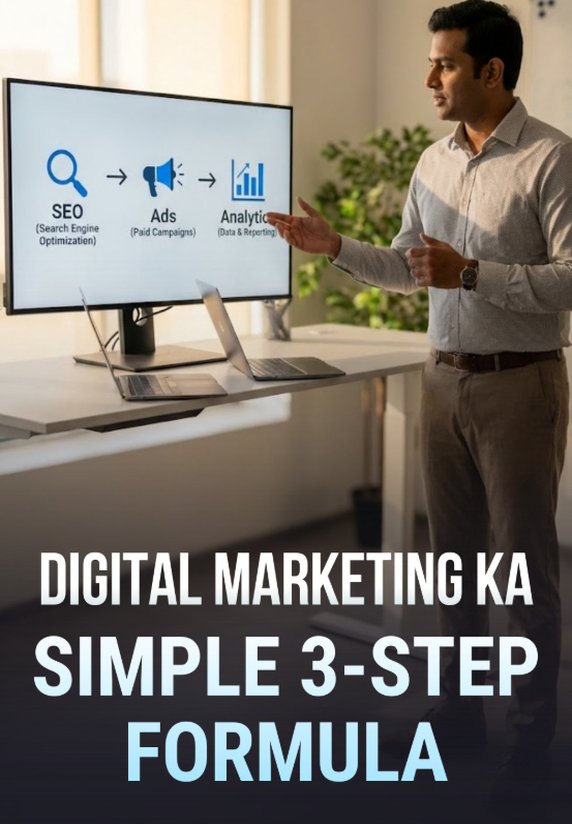 Digital Marketing Ka Simple 3-step Formula