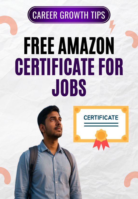 Free Amazon Certificate For Jobs