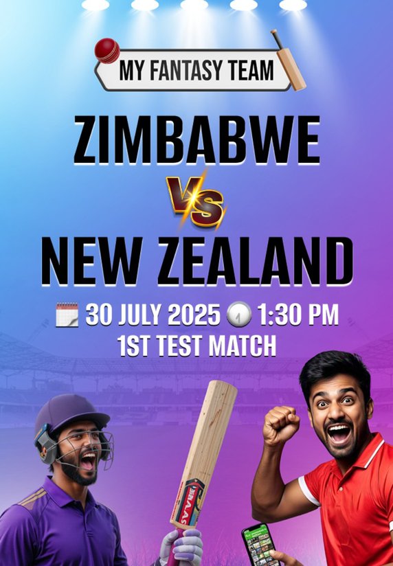 Zimbabwe vs New Zealand - 1st Test Match