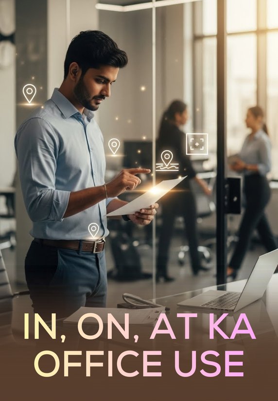 In, On, At Ka Office Use