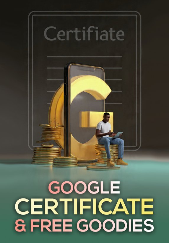 Google Certificate & Free Goodies