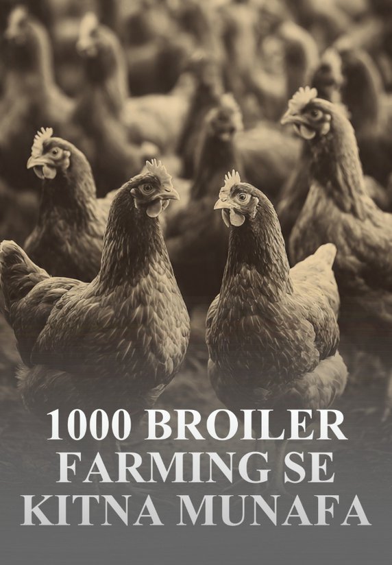 1000 Broiler Farming Se Kitna Munafa