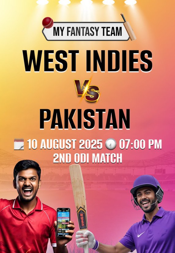 West Indies vs Pakistan - 2nd ODI Match