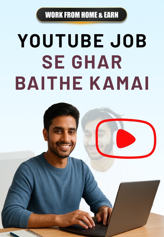 YouTube Job Se Ghar Baithe Kamai