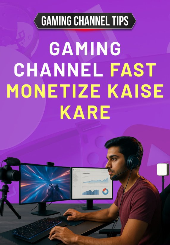 Gaming Channel Fast Monetize Kaise Kare