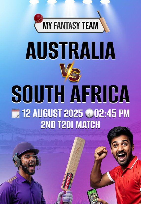 Australia Vs South Africa - 2nd T20I Match