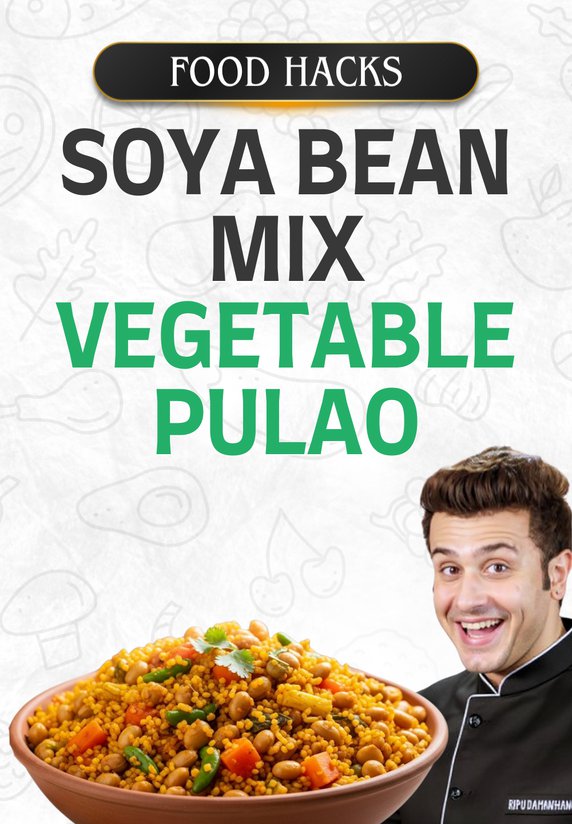 Soya Bean Mix Vegetable Pulao