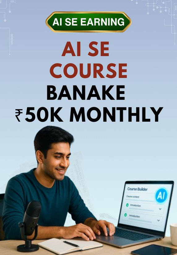 Ai Se Course Banake ₹50K Monthly