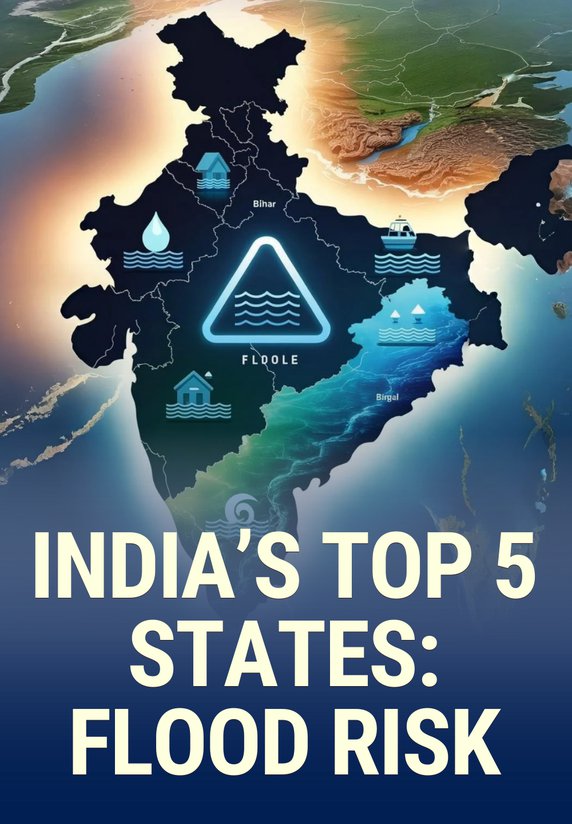 India’s Top 5 States: Flood Risk