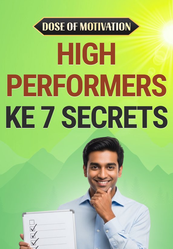 High Performers Ke 7 Secrets