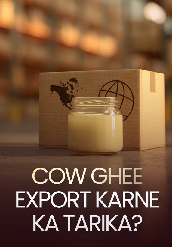 Cow Ghee Export Karne Ka Tarika?