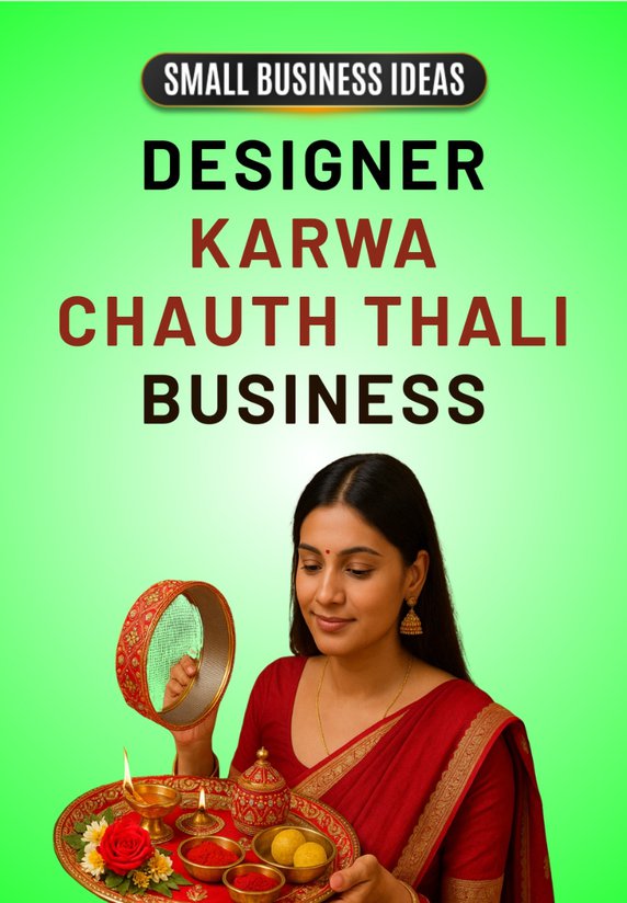 Designer Karwa Chauth Thali Business