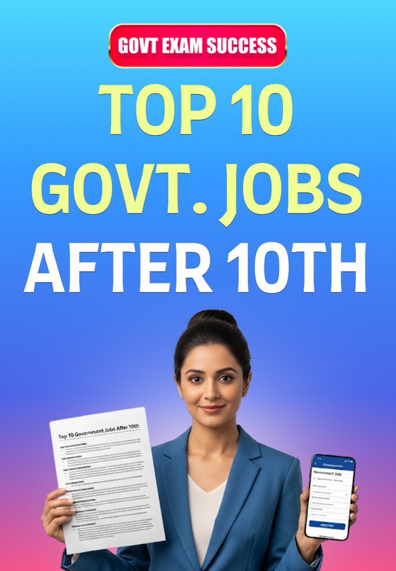 Top 10 Govt. Jobs After 10th