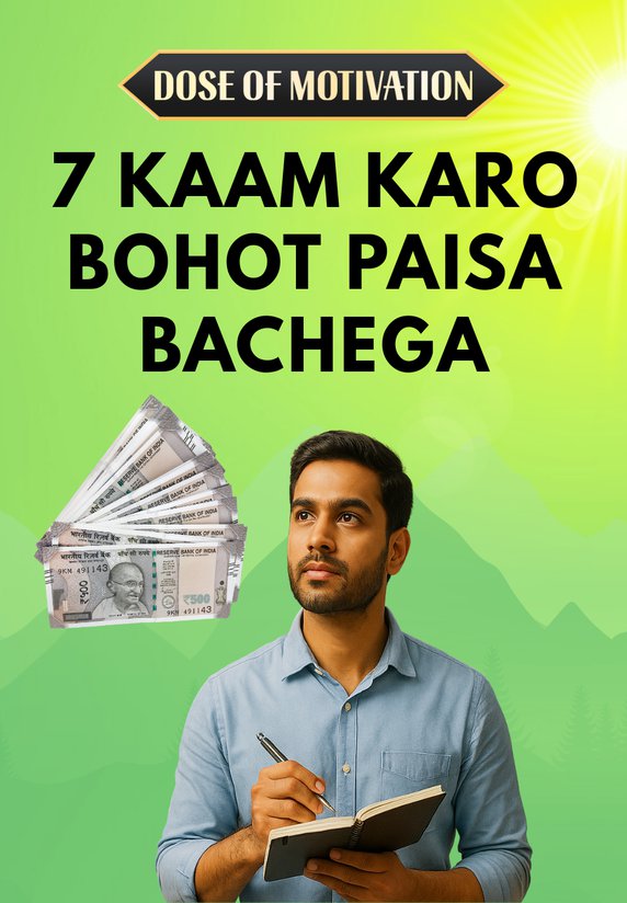 7 Kaam Karo Bohot Paisa Bachega
