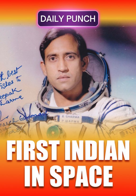 First Indian In Space