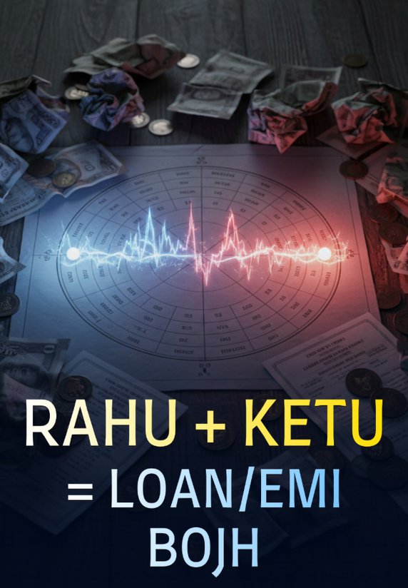 Rahu + Ketu = Loan/EMI Bojh