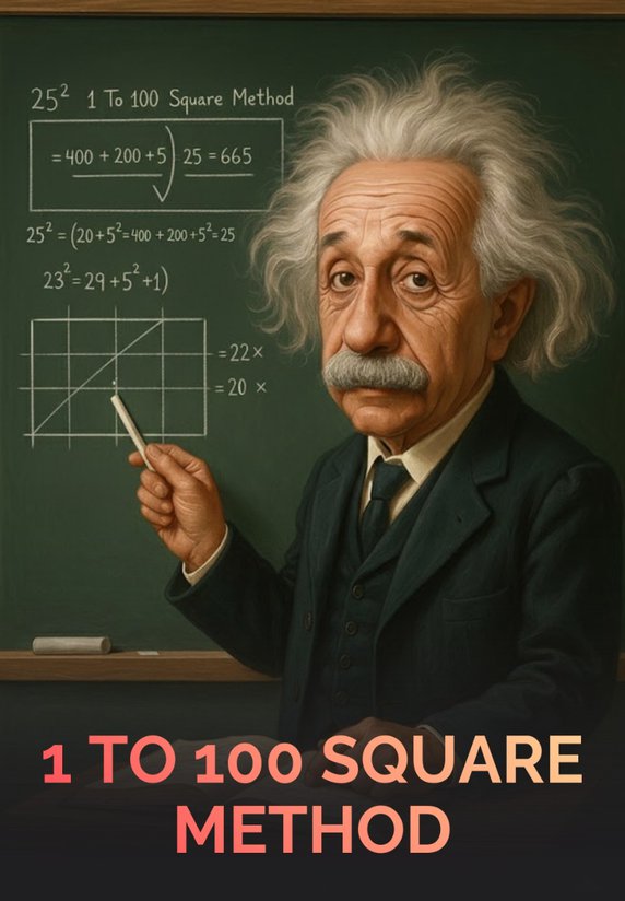 1 To 100 Square Method