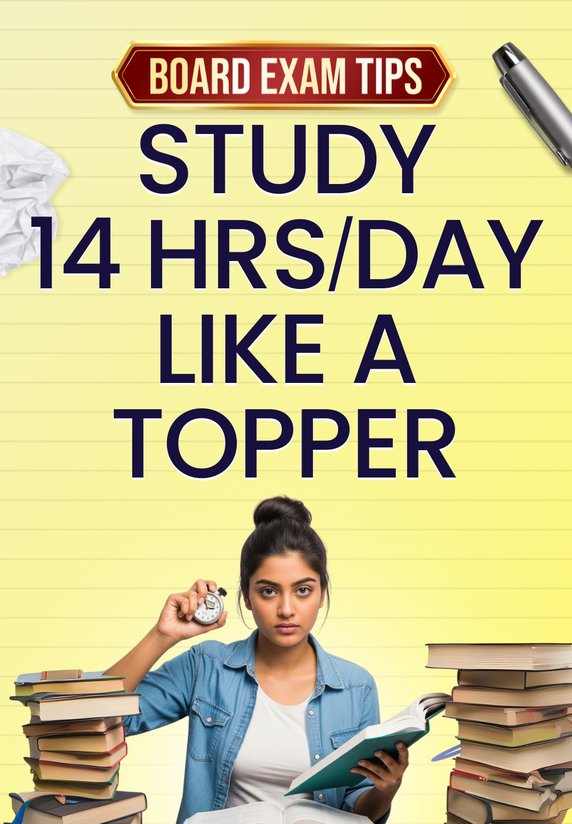 Study 14 Hrs/day Like A Topper