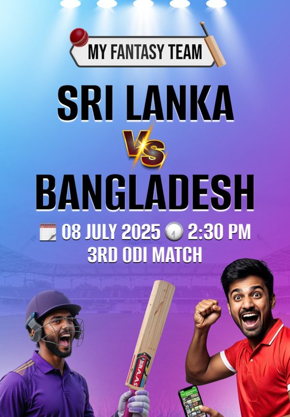 Sri Lanka vs Bangladesh - 3rd ODI Match