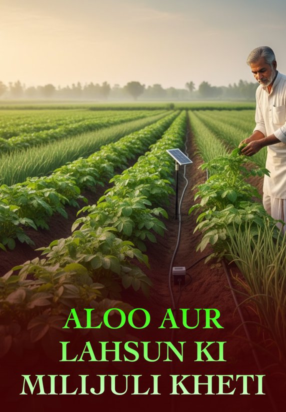 Aloo Aur Lahsun Ki Milijuli Kheti