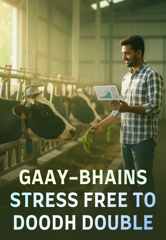 Gaay-Bhains Stress Free To Doodh Double