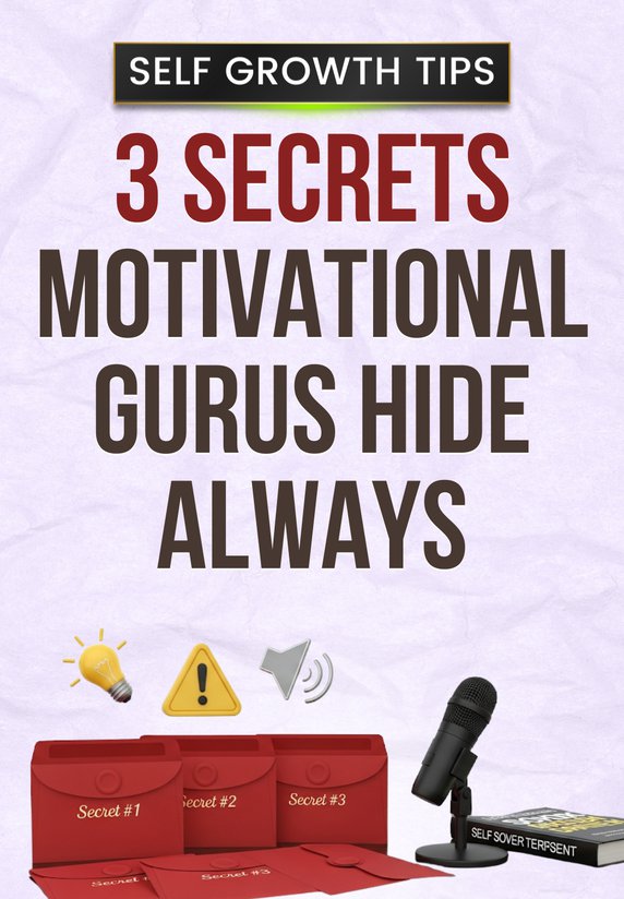 3 Secrets Motivational Gurus Hide Always