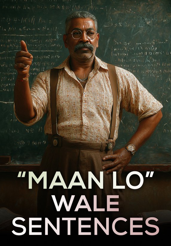 "Maan Lo" Wale Sentences