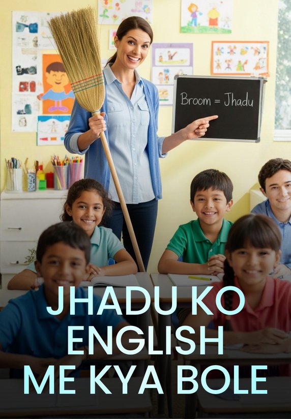 Jhadu Ko English Me Kya Bole