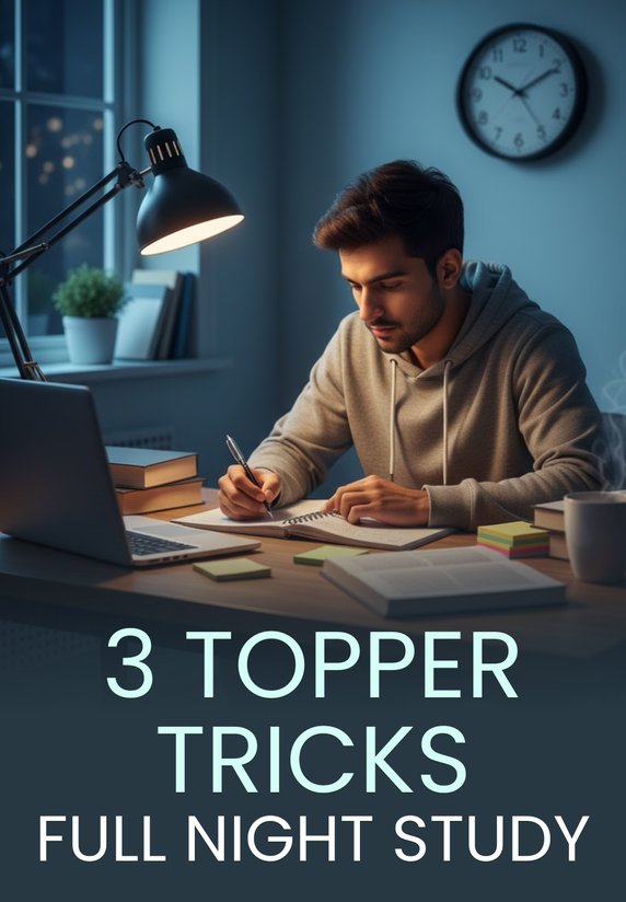 3 Topper Tricks Full Night Study