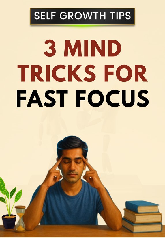 3 Mind Tricks For Fast Focus