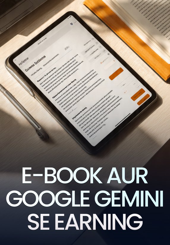 E-book Aur Google Gemini Se Earning