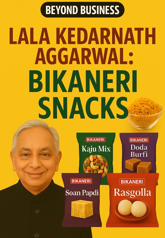 Lala Kedarnath Aggarwal: Bikaneri Snacks