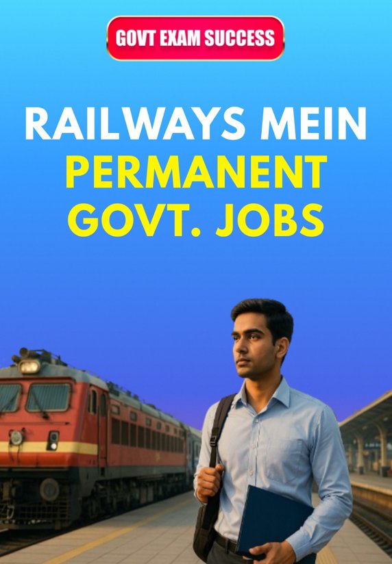 Railways Mein Permanent Govt. Jobs