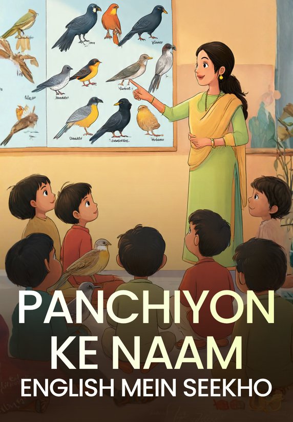 Panchiyon Ke Naam English Mein Seekho