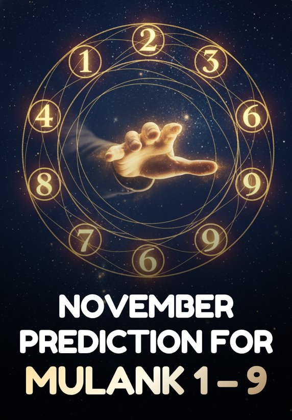 November Prediction For Mulank 1–9